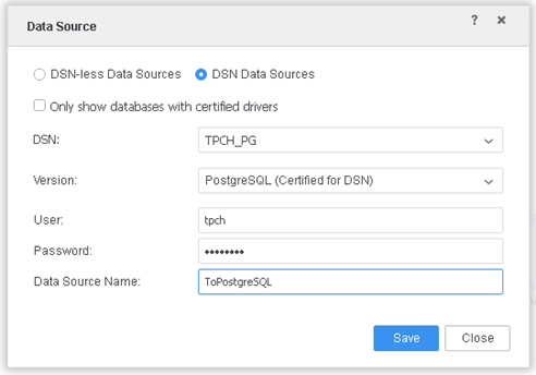 Настроить odbc драйвер postgresql