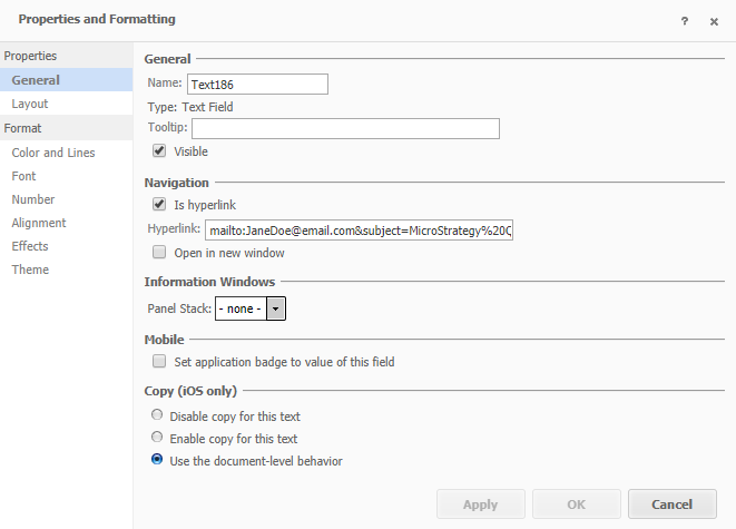 how to create a mailto link in pdf