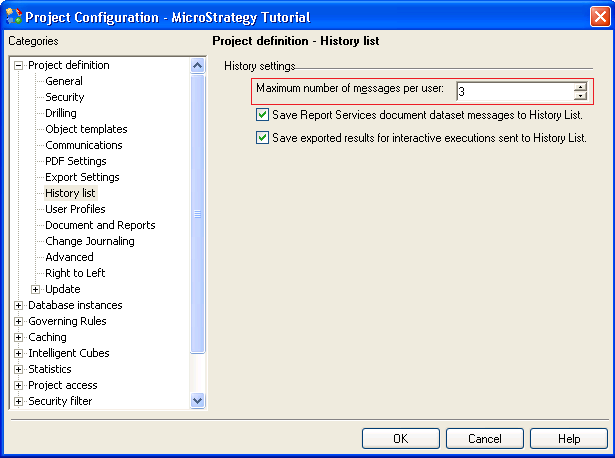 With Web 9 2 X Users Do Not Receive The History List Is Full Message When They Subscribe Reports Or Documents To The History List And The Count Exceeds The Maximum Number Of Messages