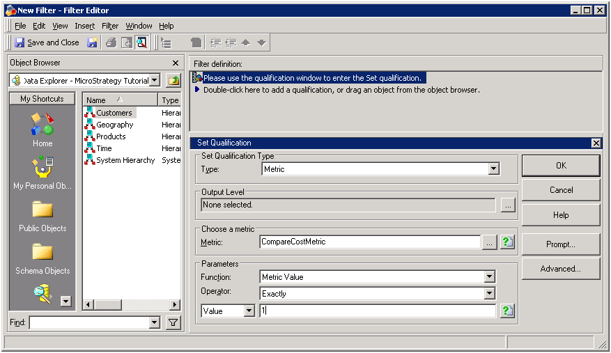 KB440320: How to create multiple metric comparison conditions to filter ...