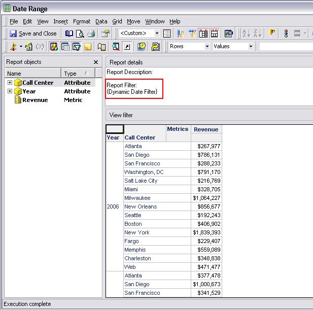 KB32810: How to display the dynamic date range for a report in ...