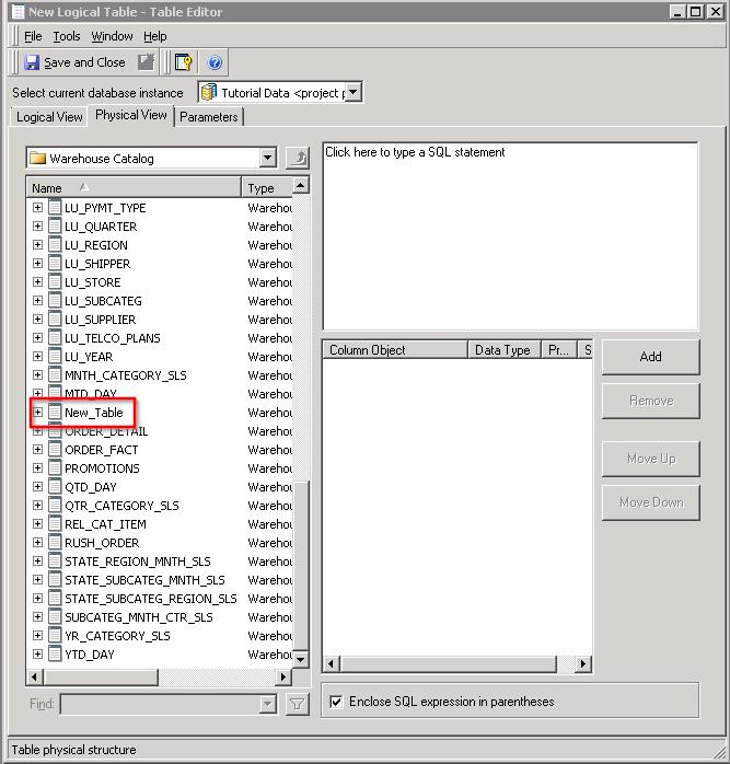 KB246280 The name of a logical view does not get updated in the table