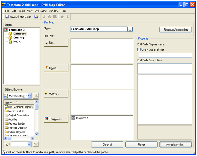 KB34378 How to drill down from a drilldown report into a template in
