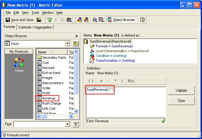 KB20783: How to create a metric that aggregates to a higher level than ...