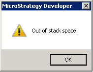 Runtime error 28 out of stack space как исправить