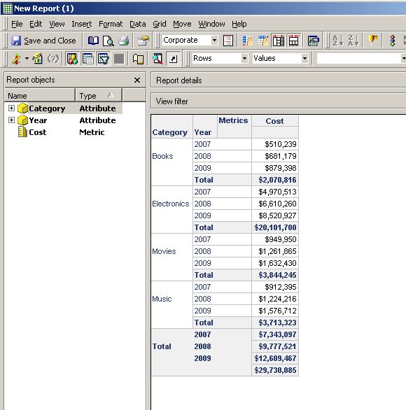 KB34247: How to enable subtotals for all of report levels regardless ...