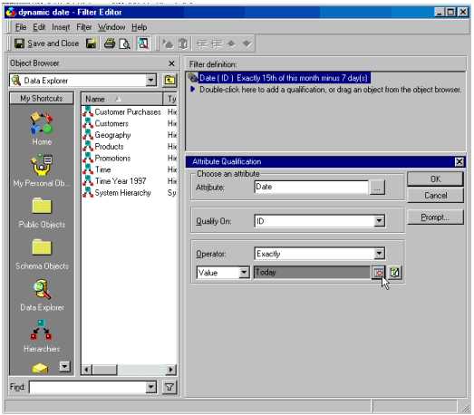 KB20000: How to create dynamic dates using MicroStrategy Developer 9.4 ...