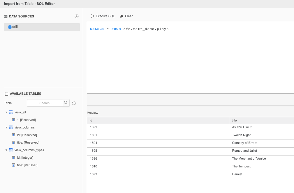 How to Connect to Apache Drill