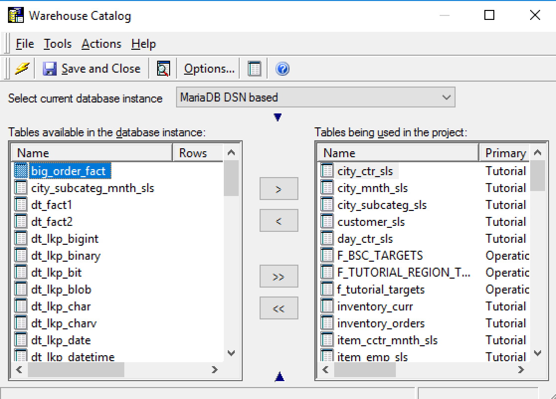 How to ensure proper encoding of table names for Amazon Aurora and