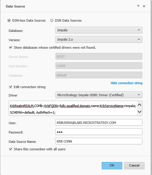 How to connect to Impala