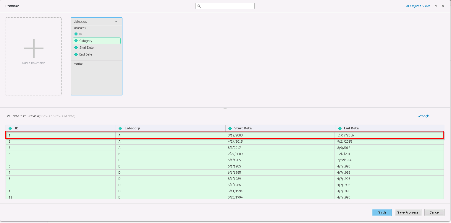 KB441063 How to delete the first row when importing data through