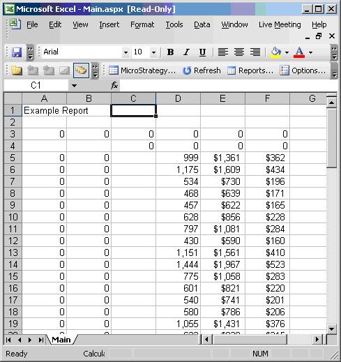 KB13287: When exporting to Microsoft Excel with plain text and with ...