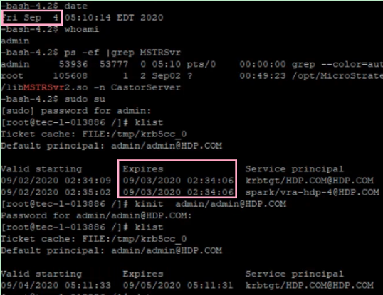 Kb Launching The Warehouse Catalog Results In The Unexpected Gssapi Error Unspecified Gss Failure Minor Code May Provide More Information Ticket Expired In Microstrategy 19