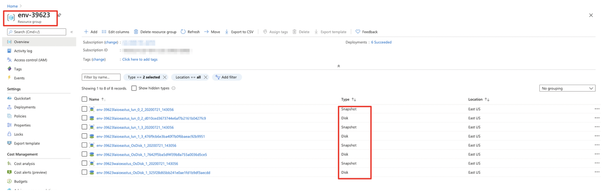 KB484425 How to restore Azure Virtual Machines from snapshots