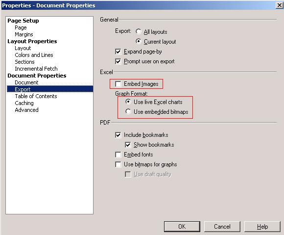KB30217: Export options in MicroStrategy: Embed images, Use live Excel ...