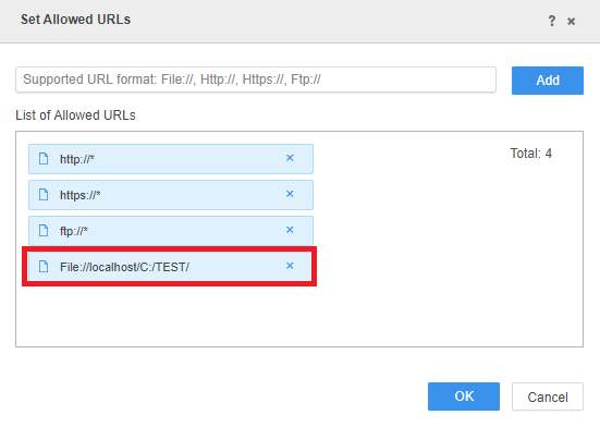 KB483063: “… The input URL &lsquo;file://path/file.ext&rsquo; does not meet 