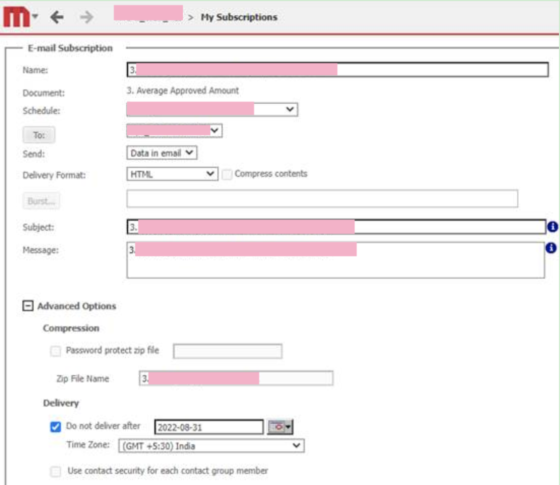 KB485647 Email subscriptions still execute beyond the expiration date